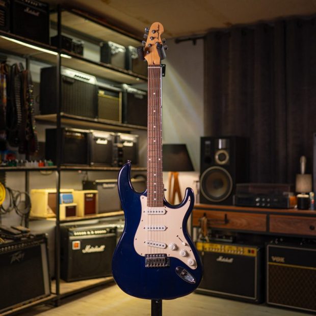 گیتار الکتریک جَمِیت Jammate Blue Stratocaster with USB Output - تصویر 8