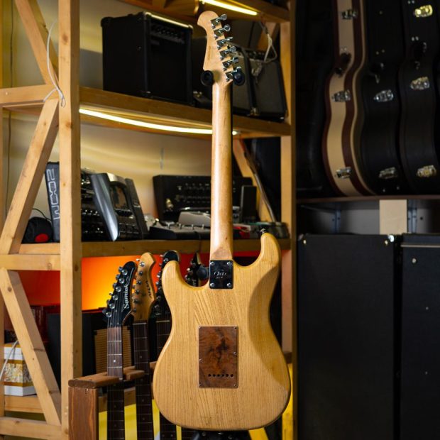 گیتار الکتریک جِی اند دی J&D Luthiers 'HSS' ST-Style (Natural) Custom - تصویر 7