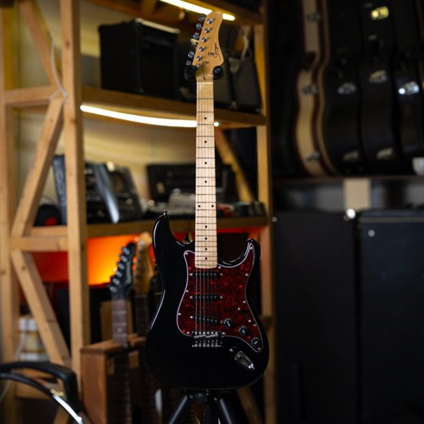 گیتار الکتریک اِسمیجِر Smiger LG2 S Style Electric Guitar Black - تصویر 7