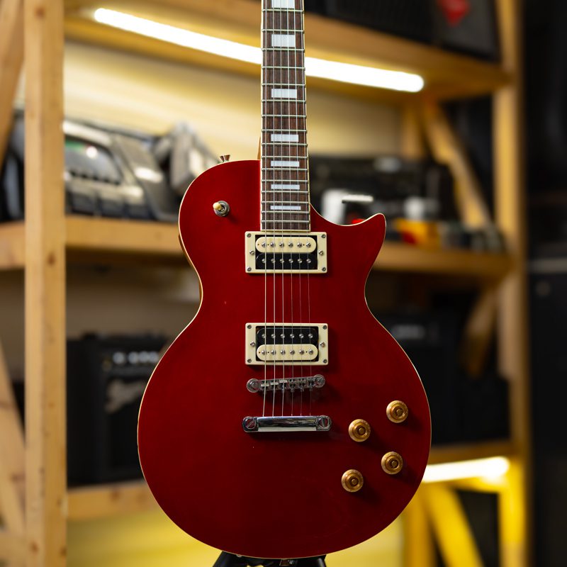 GE8074-pacoguitar-1 گیتار الکتریک اِستَگ Stagg SEL-ZEB-MRD L Series Zebra Electric Guitar - Image 1