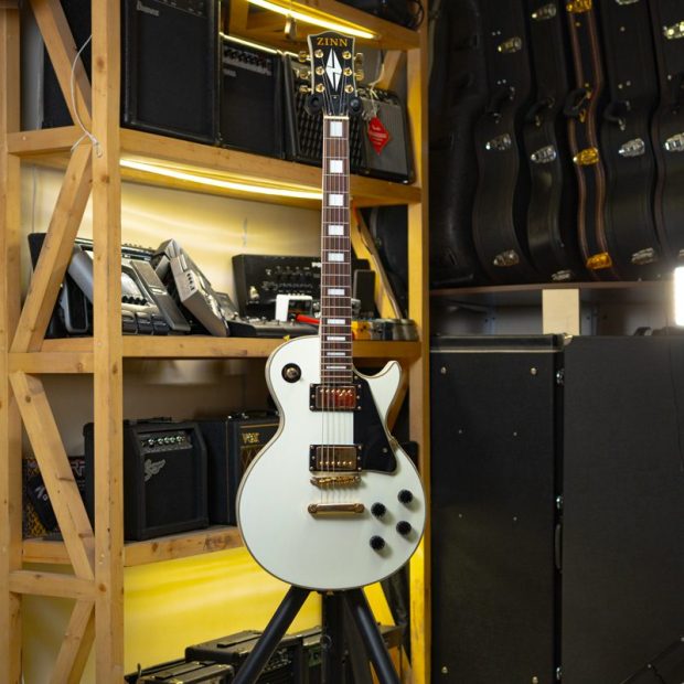 گیتار الکتریک زین Zinn Les Paul white - تصویر 5