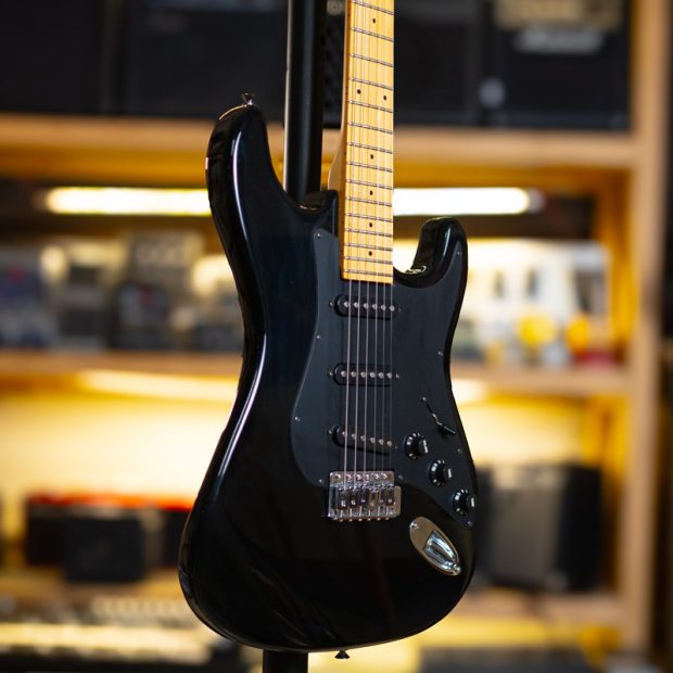 گیتار الکتریک سَمیک Samick Stratocaster Black SSS 1990's Korea - تصویر 3