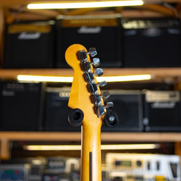گیتار الکتریک سَمیک Samick Stratocaster Black SSS 1990's Korea - تصویر 9