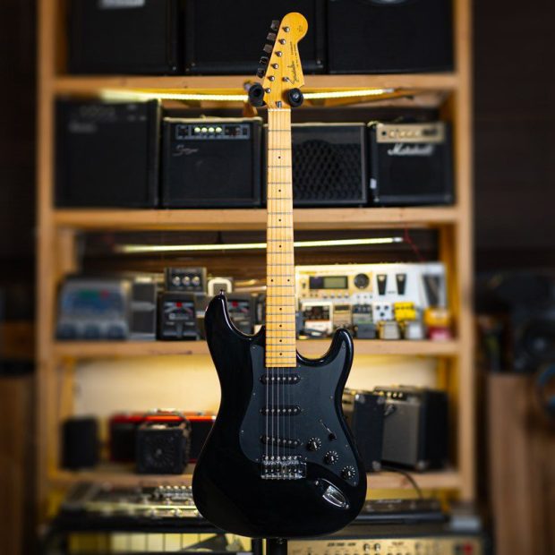 گیتار الکتریک سَمیک Samick Stratocaster Black SSS 1990's Korea - تصویر 4