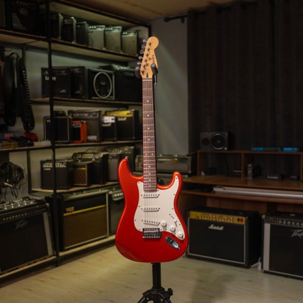 گیتار الکتریک باسکِرز Buskers Candy Apple Red SSS - تصویر 6