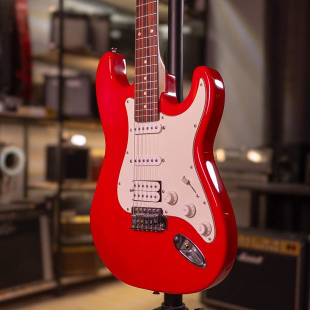 گیتار الکتریک رِینبو Rainbow Stratocaster HSS Red - تصویر 2