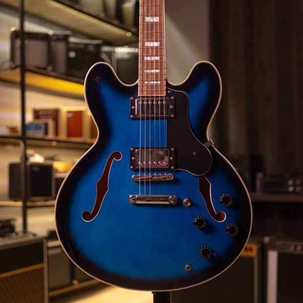 گیتار الکتریک اِستِدمن Stedman pro Jazz Semi Hollow Body Blue - تصویر 1