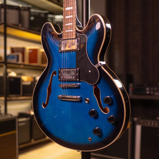 گیتار الکتریک اِستِدمن Stedman pro Jazz Semi Hollow Body Blue - تصویر 2