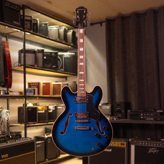 گیتار الکتریک اِستِدمن Stedman pro Jazz Semi Hollow Body Blue - تصویر 7