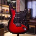 گیتار الکتریک فتوژِنیک Photogenic Strat Black and Red Sunburst