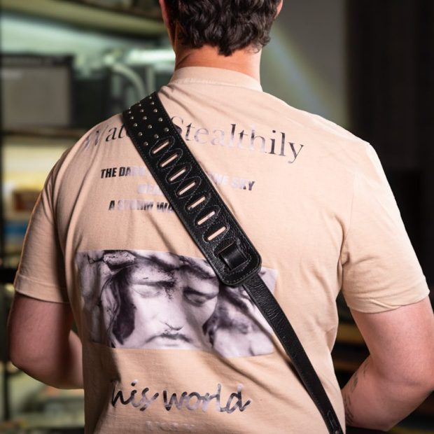استرپ گیتار استاددار (کوتاه) Guitar Strap Studded - تصویر 4