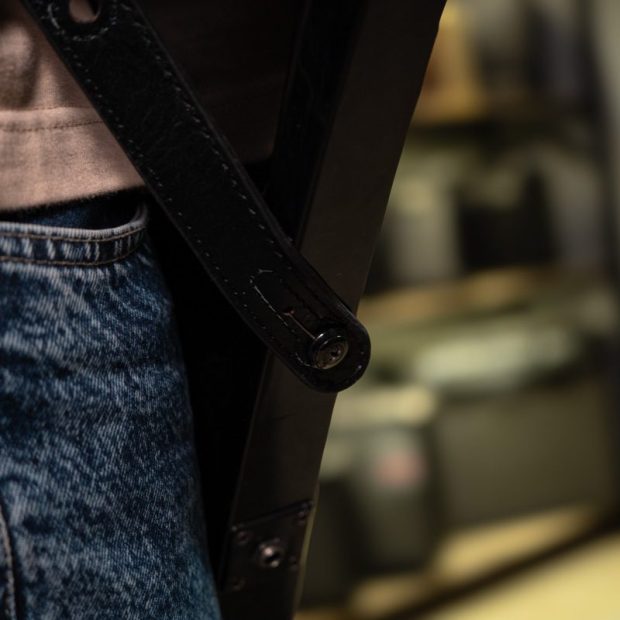 استرپ گیتار استاددار (کوتاه) Guitar Strap Studded - تصویر 5