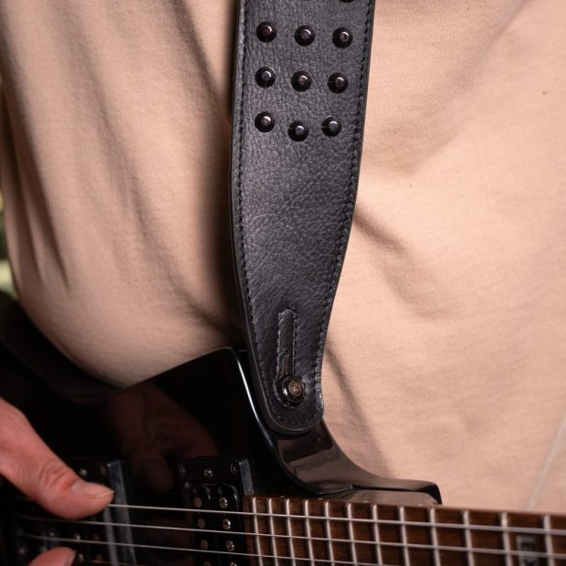 استرپ گیتار استاددار (بلند) Guitar Strap Studded - تصویر 3