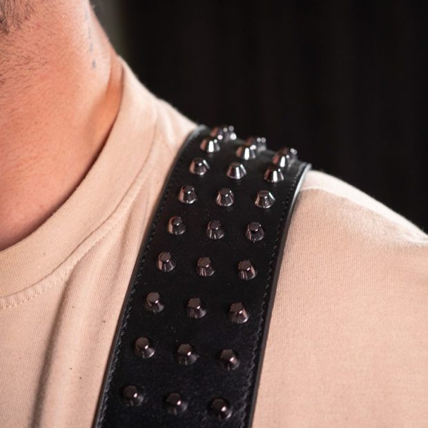 استرپ گیتار استاددار (بلند) Guitar Strap Studded - تصویر 4