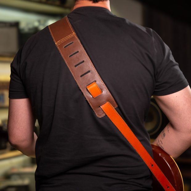 استرپ گیتار تمام چرم Leather Guitar Strap - تصویر 4