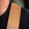 استرپ گیتار چرم شتر <br> Camel Skin Leather Guitar Strap - Image 3