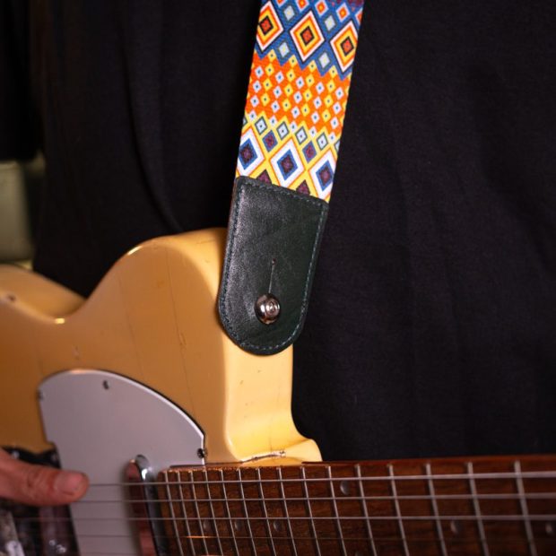 استرپ گیتار فرکتال گیره سبز Fractal Guitar Strap - تصویر 2