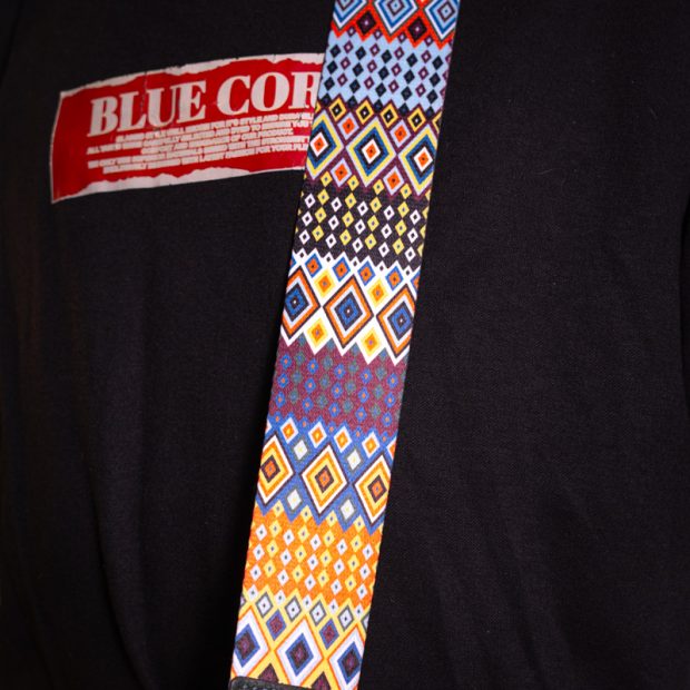 استرپ گیتار فرکتال گیره سبز Fractal Guitar Strap - تصویر 3