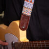 استرپ گیتار فرکتال گیره قهوه ای Fractal Guitar Strap - Image 2
