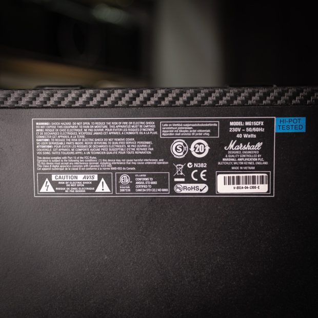 امپ گیتار الکتریک مارشال Marshall MG15CFX - تصویر 5