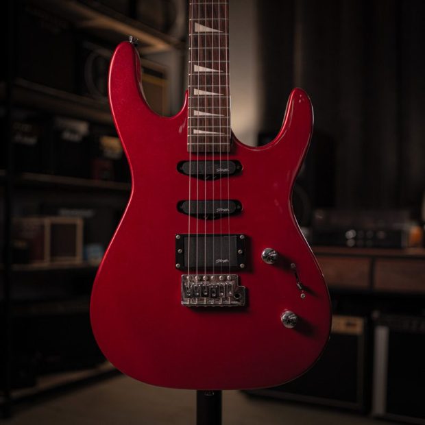 گیتار الکتریک اِستَگ Stagg Superstrat HSS Candy Apple Red - تصویر 1