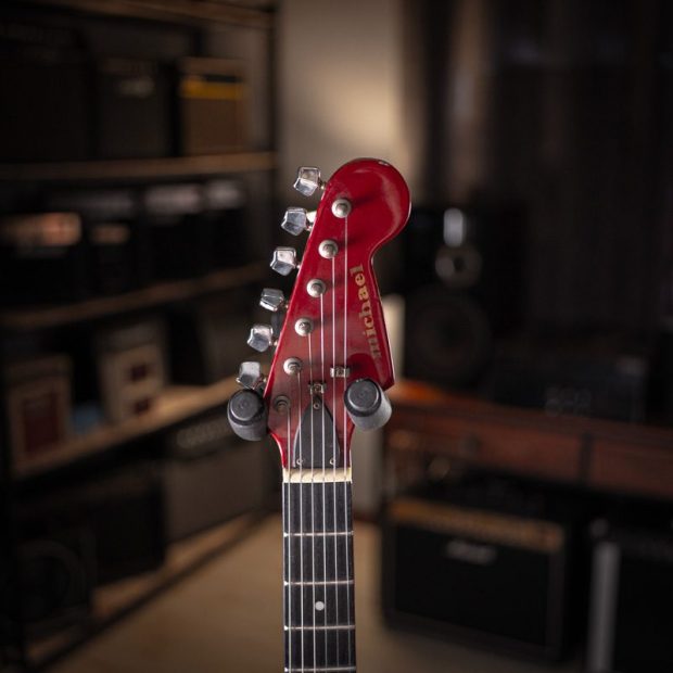 مینی گیتار الکتریک Michael Mini Guitar Electric Red - تصویر 3