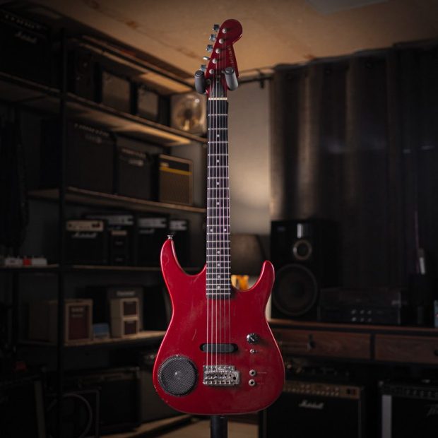 مینی گیتار الکتریک Michael Mini Guitar Electric Red - تصویر 7