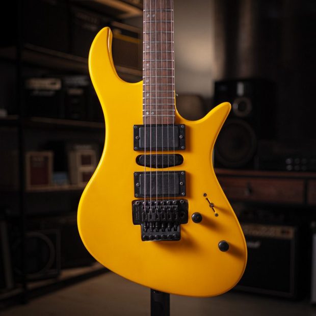 گیتار الکتریک رِینبو Rainbow HSS Floyd Rose Yellow - تصویر 1