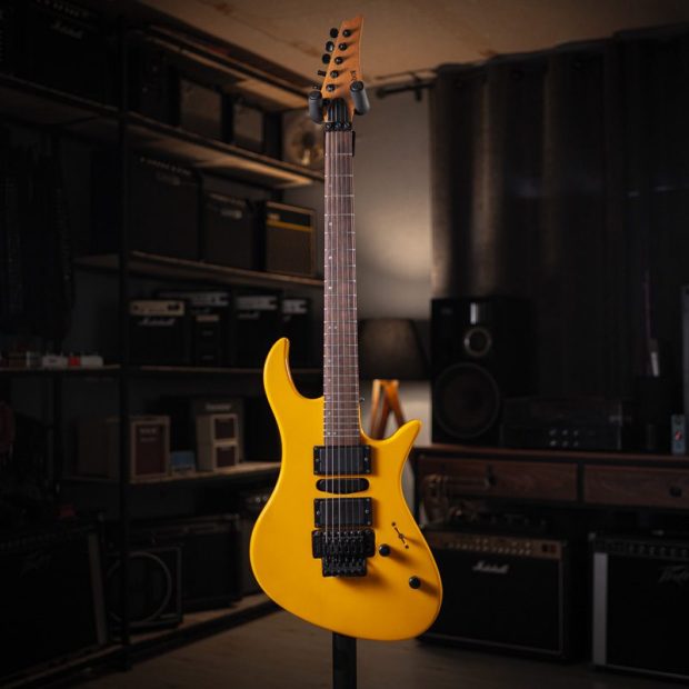 گیتار الکتریک رِینبو Rainbow HSS Floyd Rose Yellow - تصویر 7