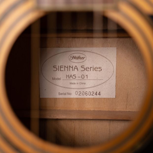 گیتار آکوستیک هافنِر Hofner Sienna Series Has-01 - تصویر 9