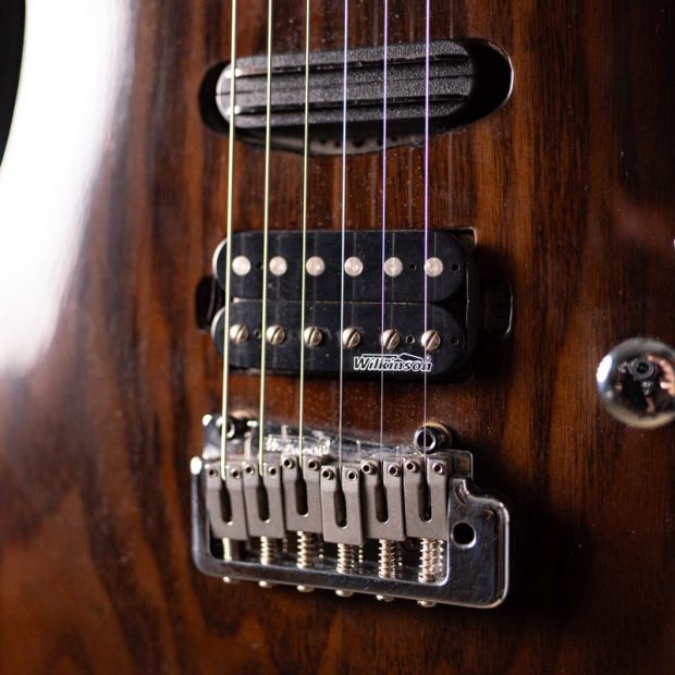 گیتار الکتریک جِی اند دی J&D SSH wilkinson pickup Brown Burst - تصویر 8