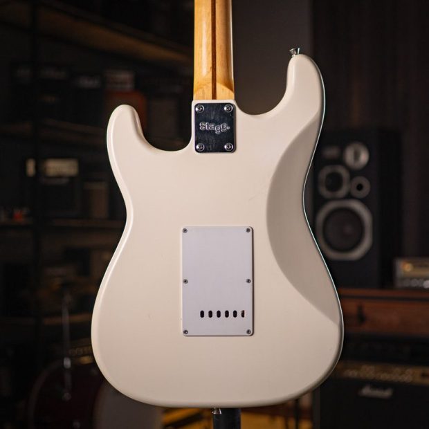 گیتار الکتریک اِستَگ Stagg Stratocaster white - تصویر 3