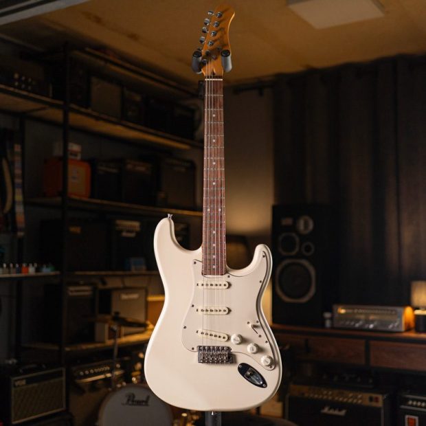 گیتار الکتریک اِستَگ Stagg Stratocaster white - تصویر 7
