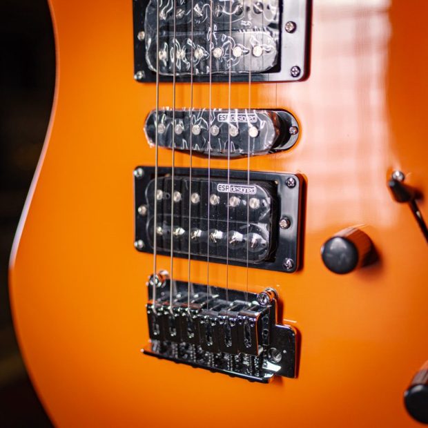 گیتار الکتریک ال تی دی LTD MT-130 Orange - تصویر 3