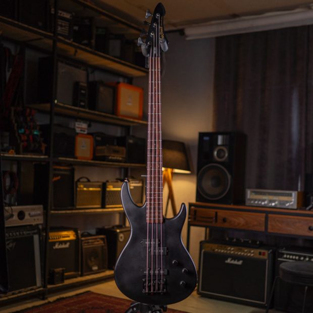 گیتار بیس آریا پرو Arial Pro II VAB-430MB PJ Bass - Open Pore Black - تصویر 7