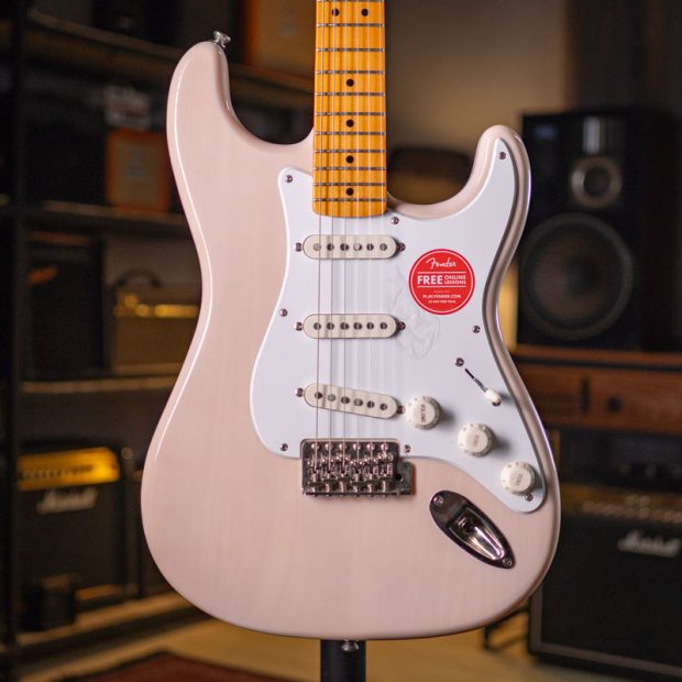 گیتار الکتریک فندر Squier Classic Vibe 50s Stratocaster White Blonde - تصویر 1