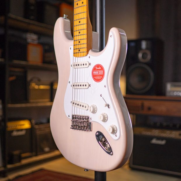 گیتار الکتریک فندر Squier Classic Vibe 50s Stratocaster White Blonde - تصویر 2