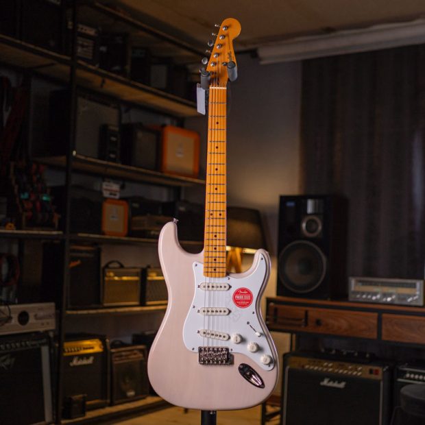 گیتار الکتریک فندر Squier Classic Vibe 50s Stratocaster White Blonde - تصویر 7