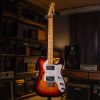 گیتار الکتریک فندر Squier Classic Vibe 70s Telecaster Thinline 3 Tone Sunburst 2nd Hand - تصویر 7