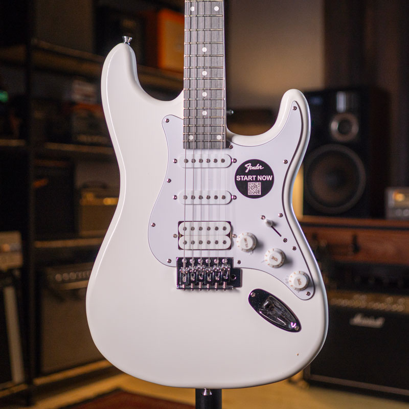 VGE1007-pacoguitar-1 گیتار الکتریک فندر Fender HSS Strat White China - Image 1