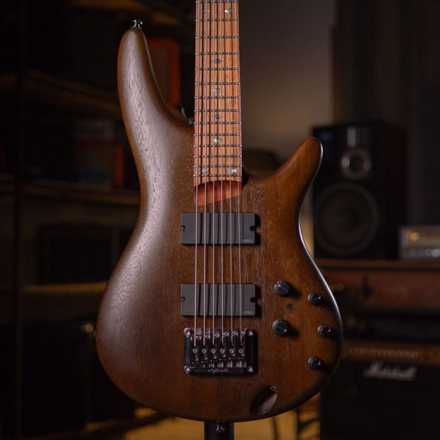 گیتار بیس آیبانِز Ibanez SRC6 Bass Guitar - Walnut Flat - تصویر 1