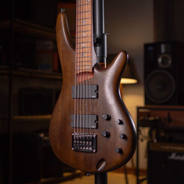 گیتار بیس آیبانِز Ibanez SRC6 Bass Guitar - Walnut Flat - تصویر 2