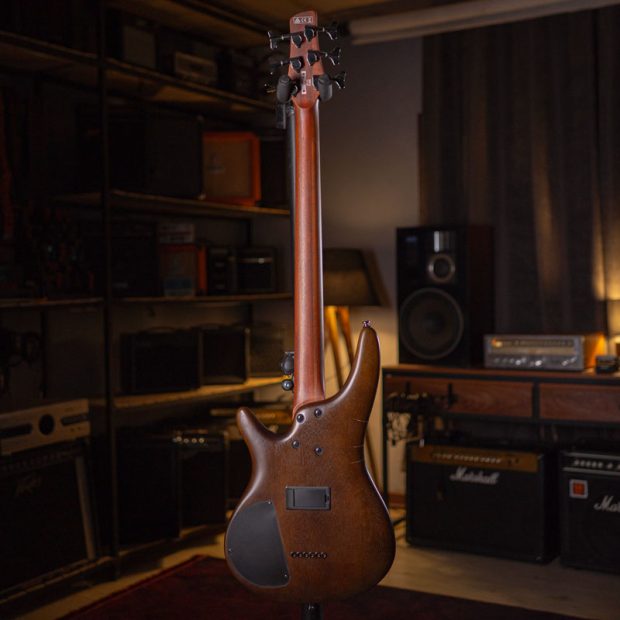 گیتار بیس آیبانِز Ibanez SRC6 Bass Guitar - Walnut Flat - تصویر 8