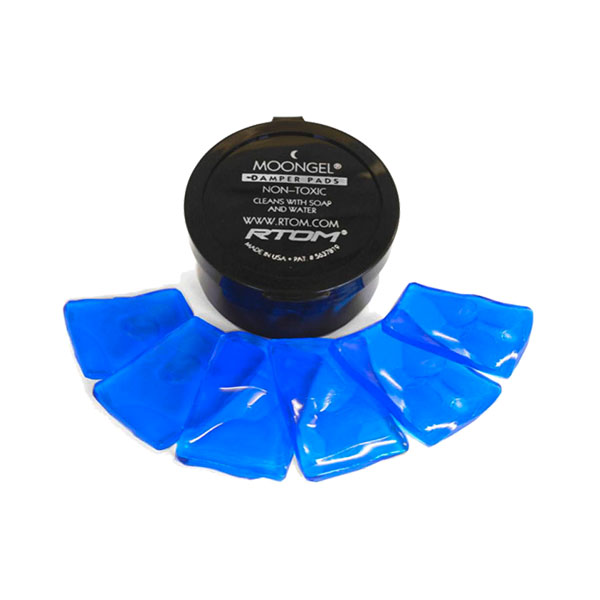 ژل صداگیر درامز مدل  Rtom 6pc Moongel Damper Blue