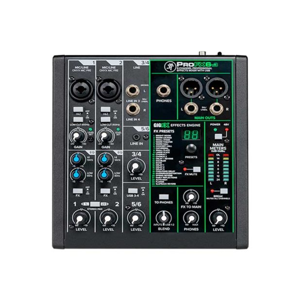 Mackie-ProFX6v3.jpg میکسر آنالوگ Mackie ProFX6v3 - تصویر 1