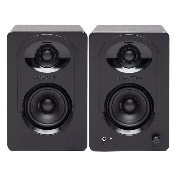 Samson-MediaOne-M30.jpg اسپیکر مانیتورینگ Samson MediaOne M30 - تصویر 1