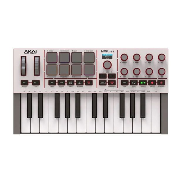 میدی کنترلر آکایی AKAI MPK mini IV White - تصویر 1