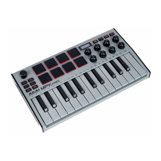 میدی کنترلر آکایی AKAI MPK Mini MK3 Grey - تصویر 2