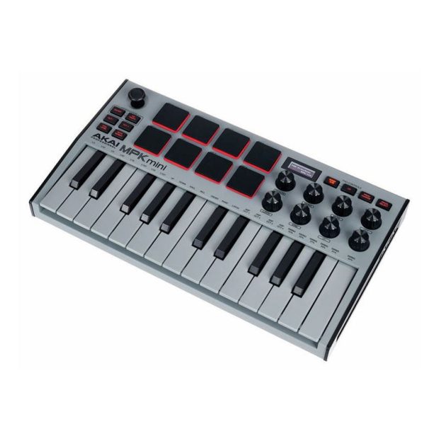 میدی کنترلر آکایی AKAI MPK Mini MK3 Grey - تصویر 3