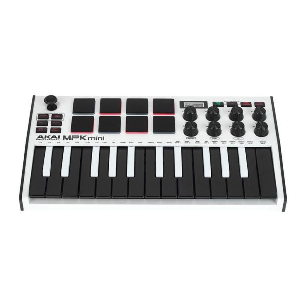 میدی کنترلر آکایی AKAI MPK Mini MK3 White - تصویر 1